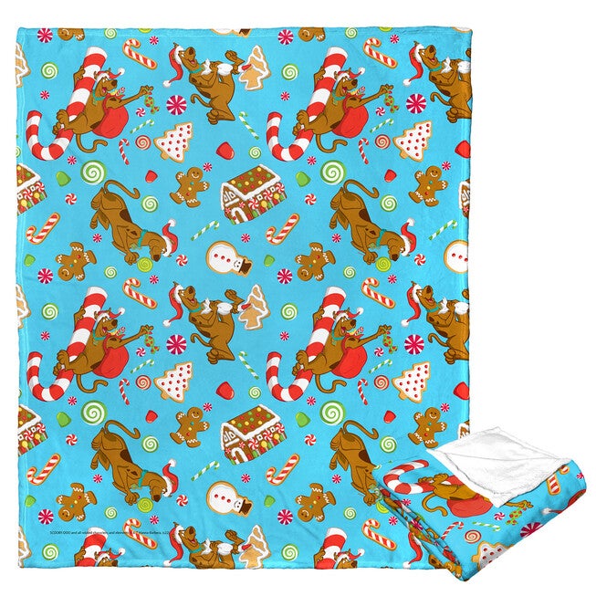 Wb Scooby Doo Festive Scooby Sweets Silk Touch Throw Blanket, O, hi-res image number null