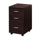File Cabinet W/3 Drw, ESPRESSO, hi-res image number null