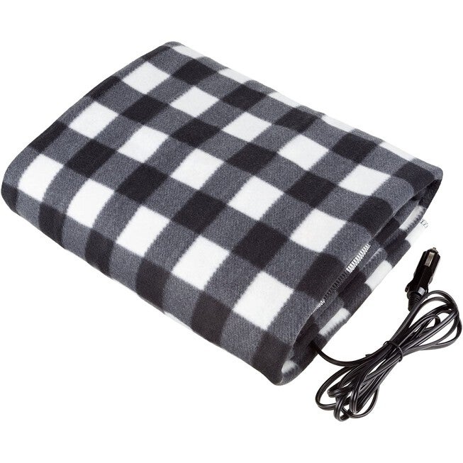 Car Heated Blanket, RED BLACK, hi-res image number null