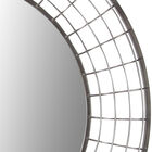 Black Industrial Metal Wall Mirror, , alternate image number null