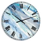 Blue Silver Spring Ii Modern Wall Clock, , alternate image number null