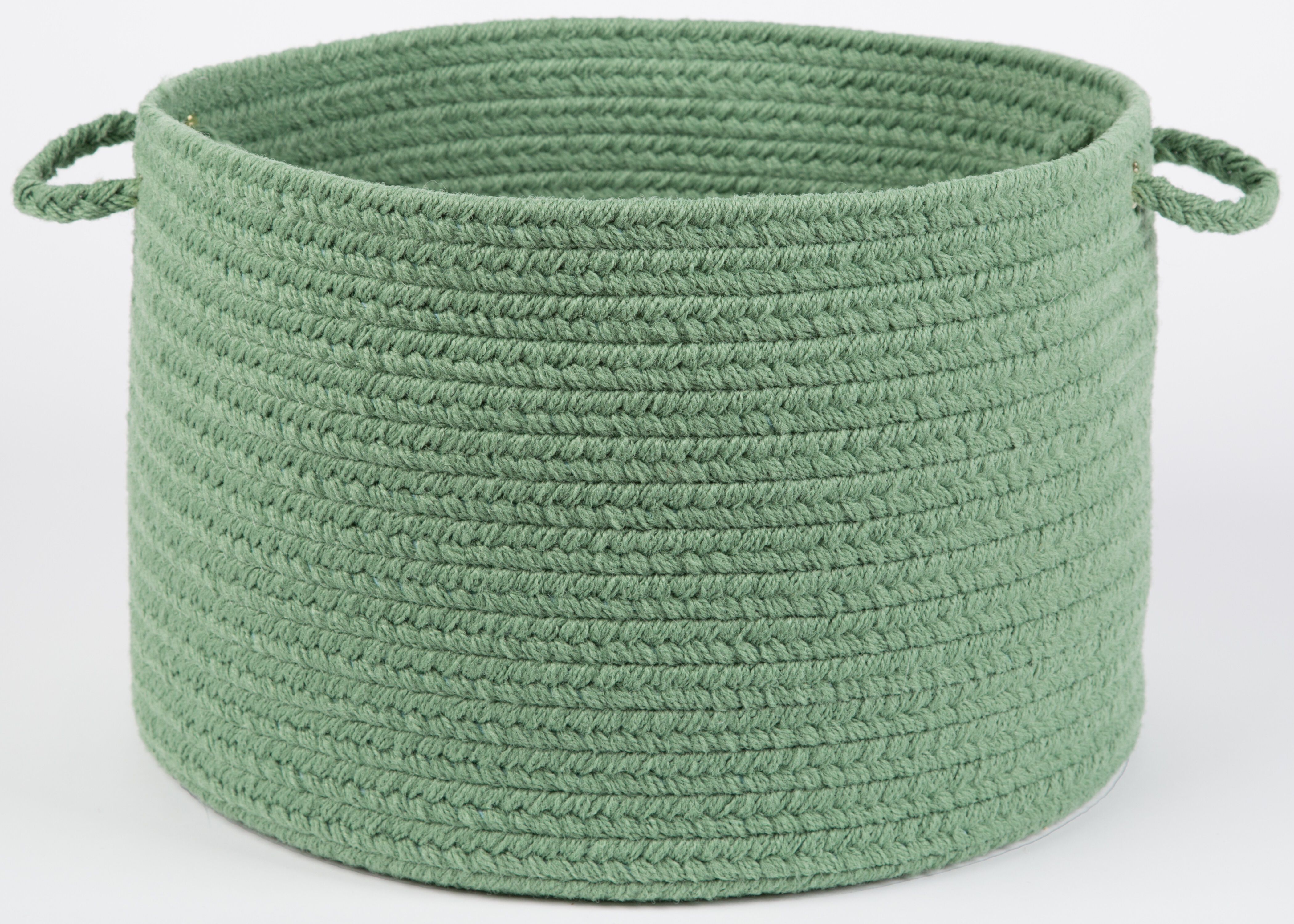 18" x 12" Braided Basket with Handles