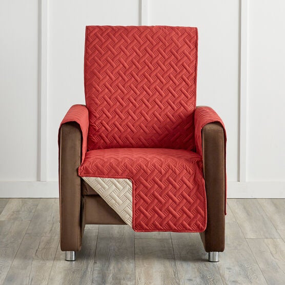 ANTI-BACTERIAL PINSONIC Chair PROTECTOR, MERLOT NATURAL