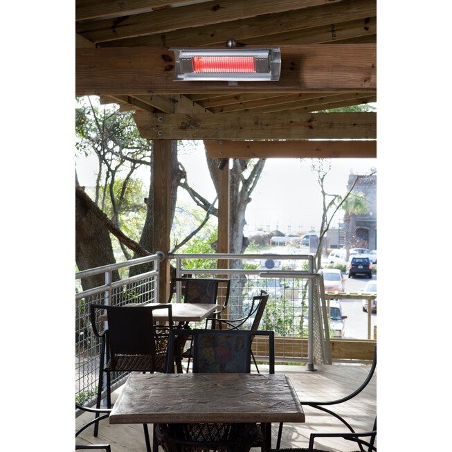 Black Steel Wall Mounted Infrared Patio Heater, , alternate image number 3