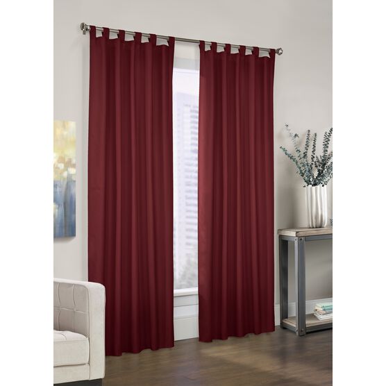 Prescott Tab Top Panel, BURGUNDY, hi-res image number null