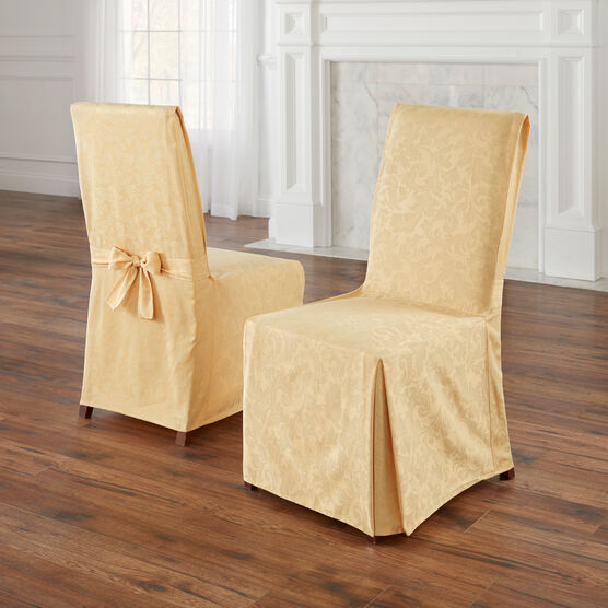 Damask Set of 2 Chair Covers, 