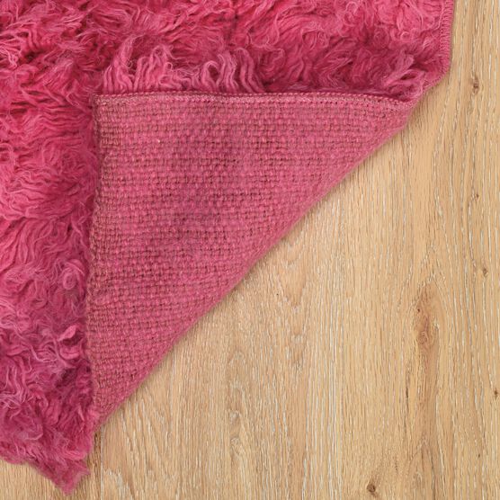 Flokati Fushcia Rug, , on-hover image number null