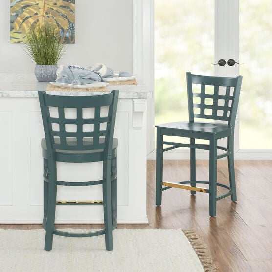 Lola Counter Stool Green Set of 2, , alternate image number null