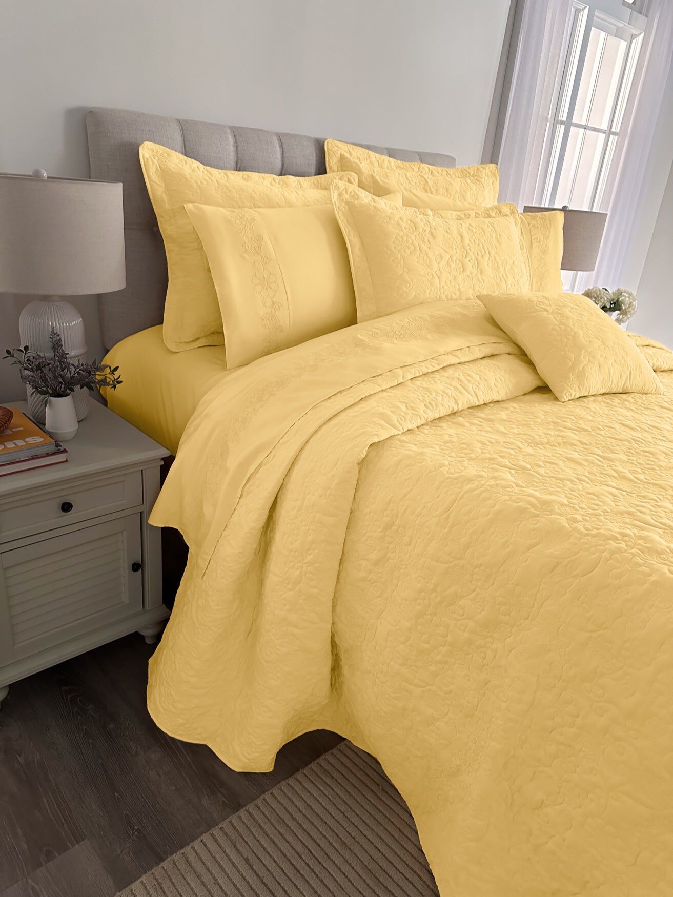 Anna Bedspread, BANANA, hi-res image number 0