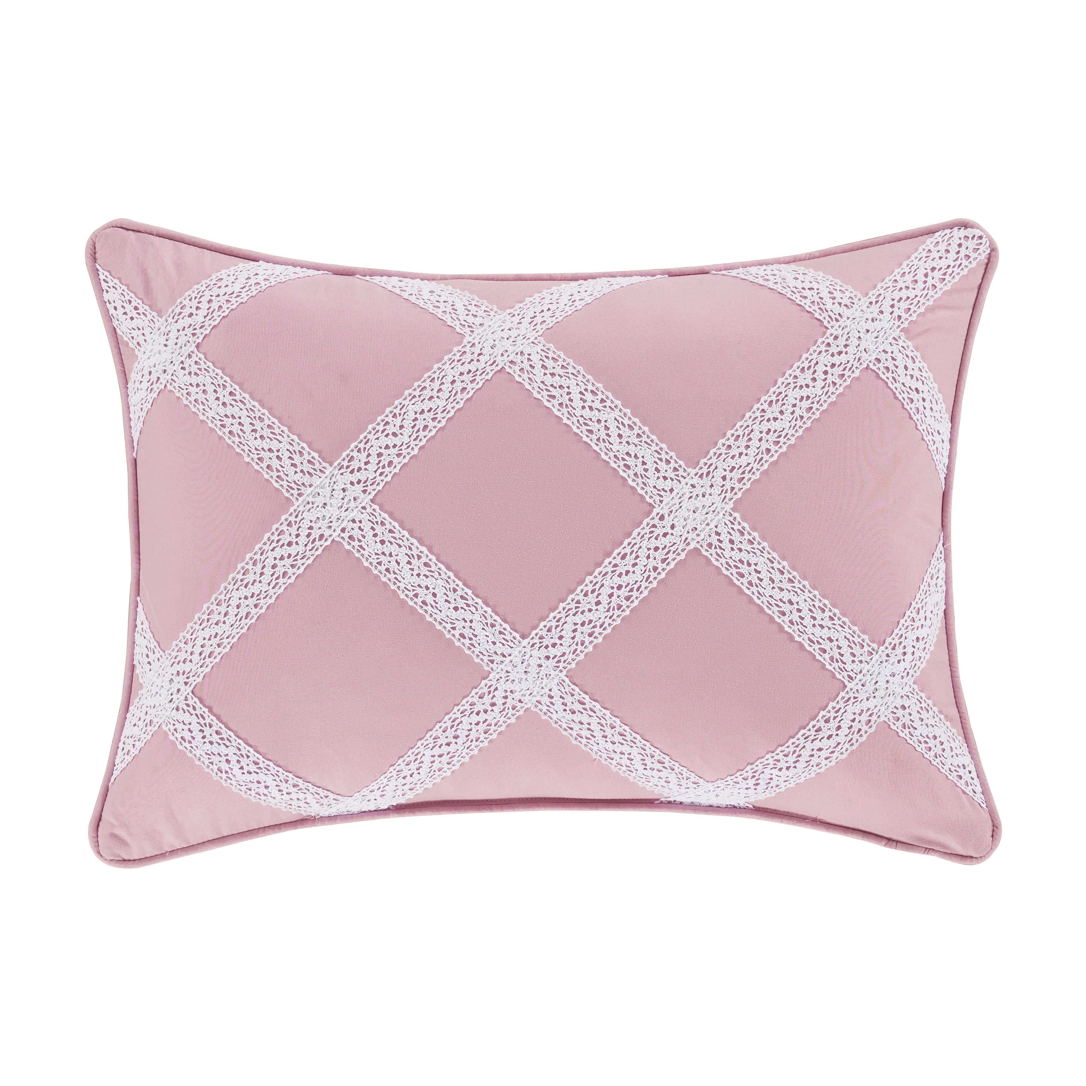 Rosemary Boudoir Decorative Throw Pillow, ROSE, hi-res image number 0