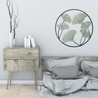 Gingko Flower Medallion Metal Wall Decor, , alternate image number null