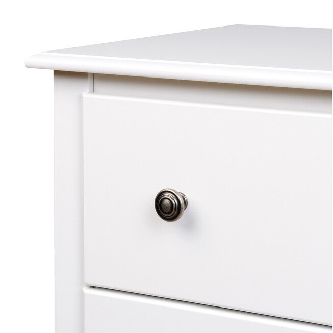 Monterey 3-Drawer Tall Nightstand, White, , alternate image number null
