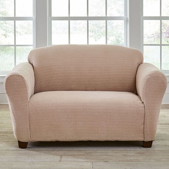 BH Studio® Stretch Diamond Loveseat Slipcover, BH Studio® Stretch Diamond Loveseat Slipcover,