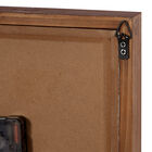 Brown Wood Farmhouse Wall Clock, , on-hover image number null