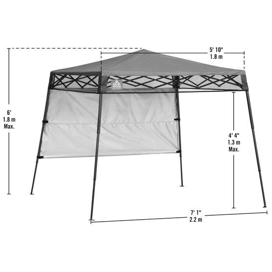 Go Hybrid 6 x 6 ft. Slant Leg Canopy, Regatta Blue, , alternate image number null