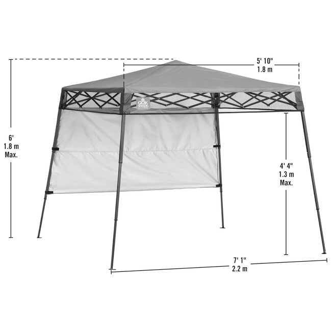 Go Hybrid 6 x 6 ft. Slant Leg Canopy, Regatta Blue, , alternate image number 7