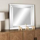 Clear Glam Wood Wall Mirror, , alternate image number null