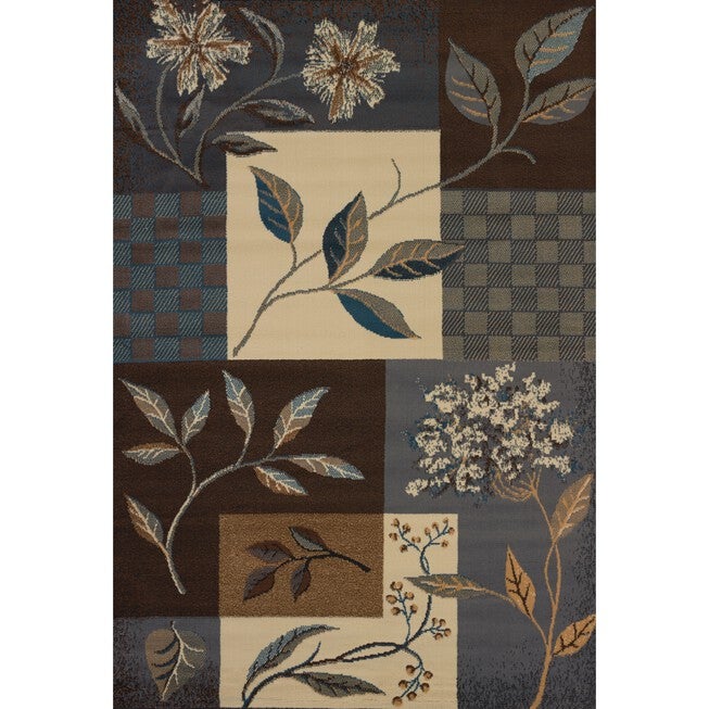 Manhattan Jasmine Area Rug, BLUE, hi-res image number 0