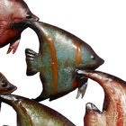 Multi Colored Metal Coastal Fish Wall Decor, , alternate image number null