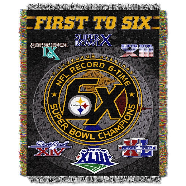 Steelers Commemorative Series Throw, MULTI, hi-res image number 0