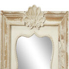 Set Of 4 Brown Wood Vintage Wall Mirror, , alternate image number null