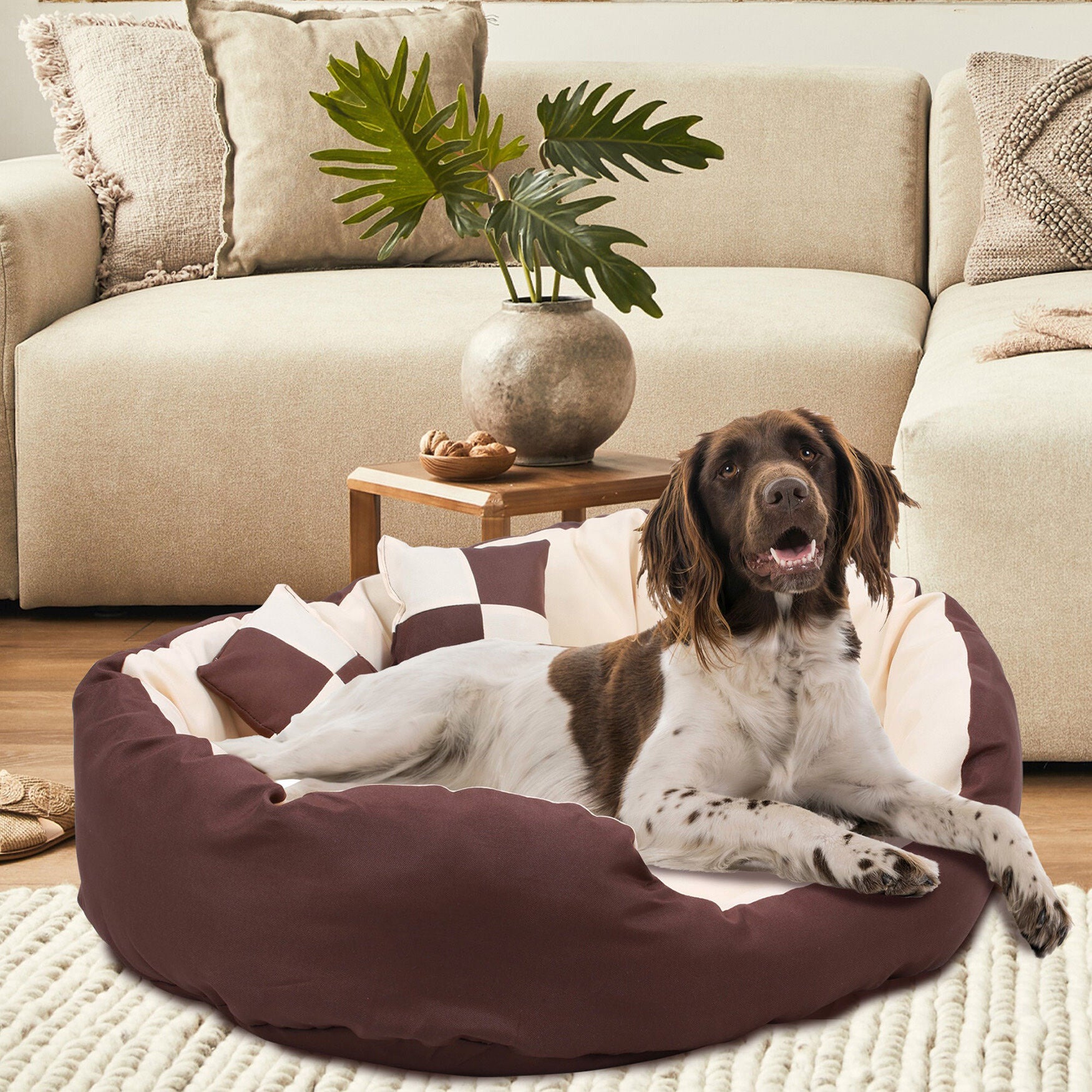 Large oval dog bed sale