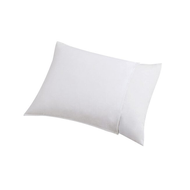 Dust Buster Allergy Relief Breathable Pillow Protector with Stain Release, WHITE, hi-res image number null