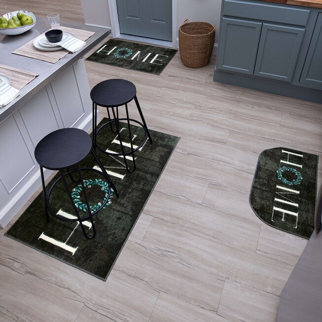 Home Wreath Kitchen Rug, , alternate image number null