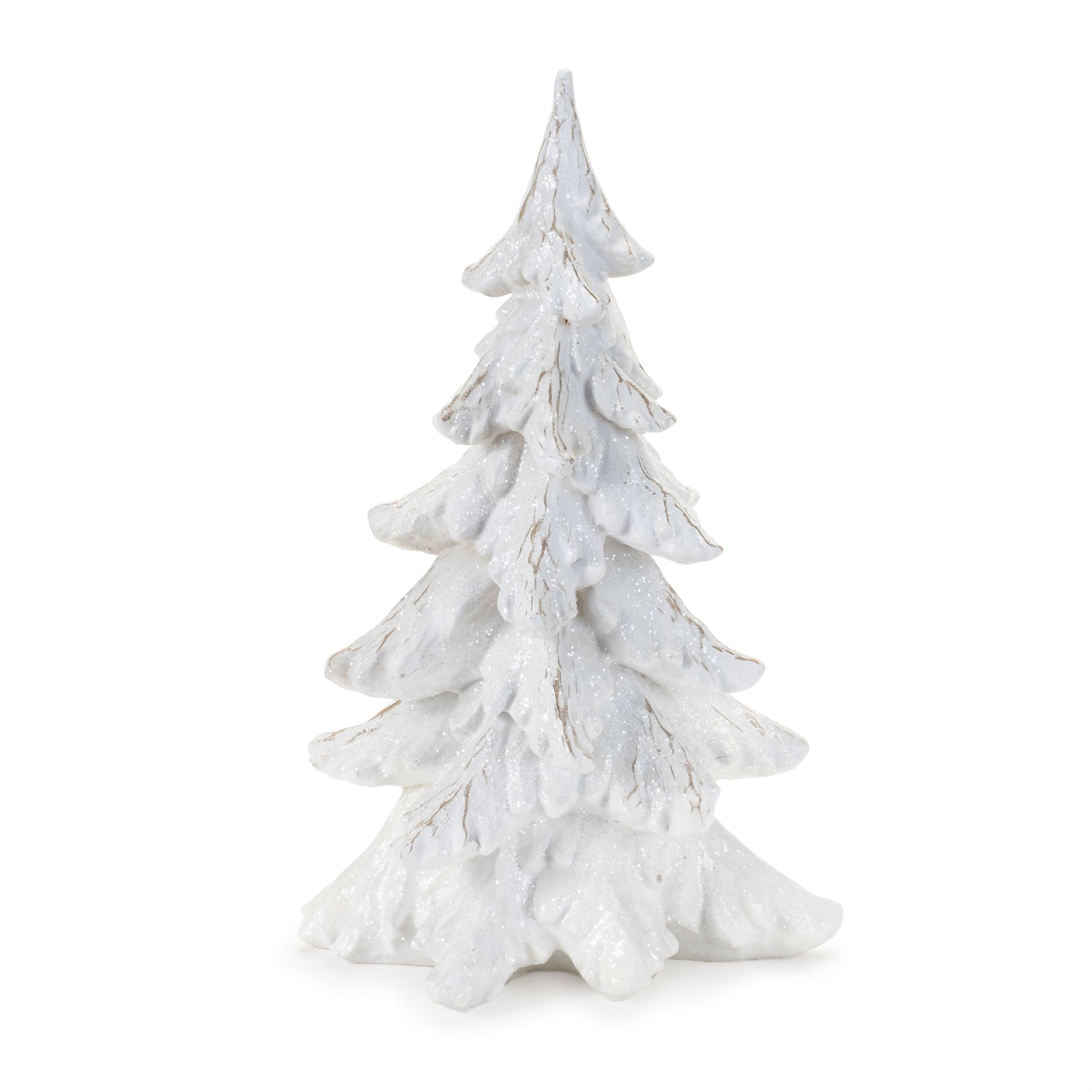 Glittered Pine Tree (Set of 3), WHITE, alternate image number 2