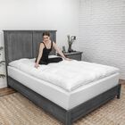 SensorPEDIC 2-Inch Down Alternative Fiber Mattress Topper with 100% Cotton Cove, , alternate image number null