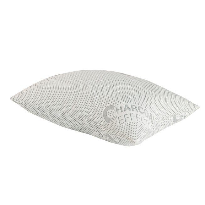 All-In-One Charcoal Effects Odor Control & Cooling Pillow Protector 2-Pack, Standard/Queen, WHITE, hi-res image number null