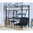 Adjustable Chair (Futon), SILVER BLACK, hi-res image number null