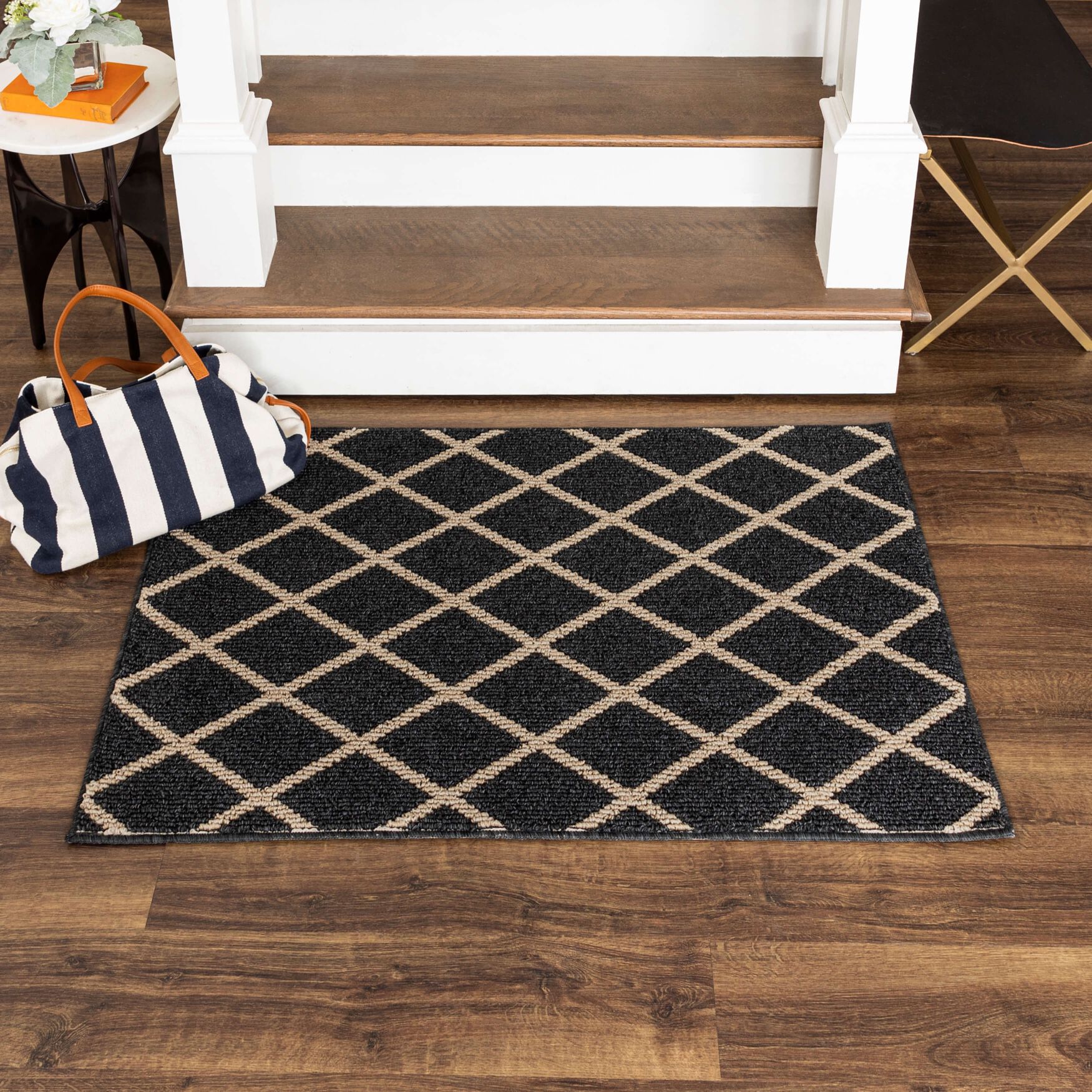 Lewis Diamond Area Rug, , alternate image number 9