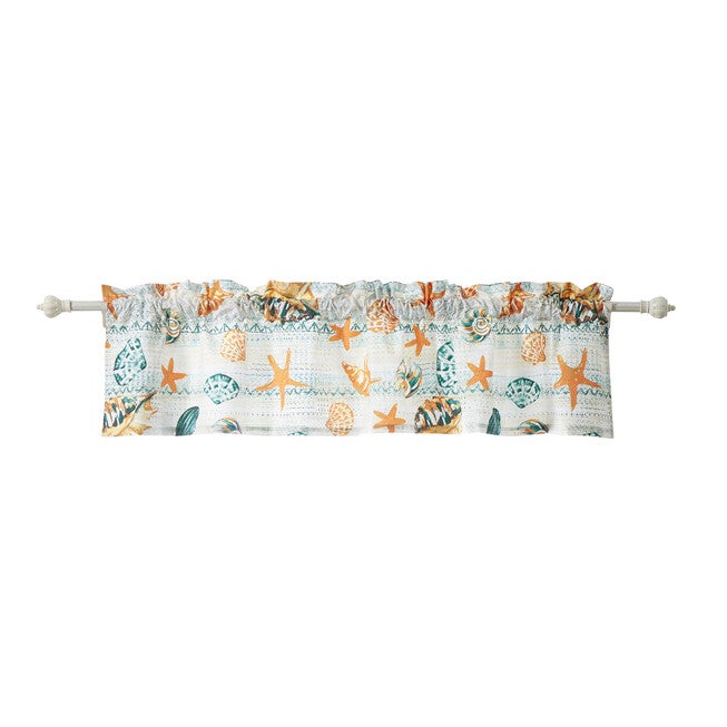 Greenland Home Fashions™ Kona Window Valance Curtains, OCEAN, alternate image number 4