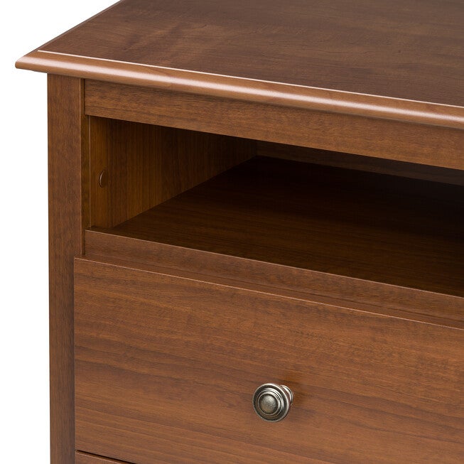 Monterey Tall 2-Drawer Nightstand with Open Shelf, , alternate image number 2
