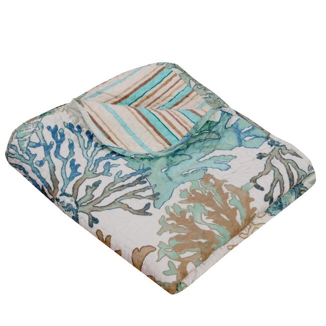 Atlantis Quilted Throw Blanket, , on-hover image number 1