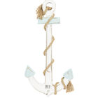 White Coastal Anchor Wood Wall Décor, , on-hover image number null