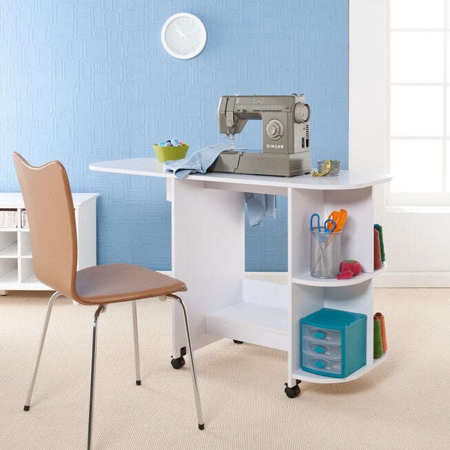 Sewing Table, WHITE, hi-res image number null