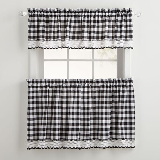 Buffalo Plaid Window Collection Plus Size Window