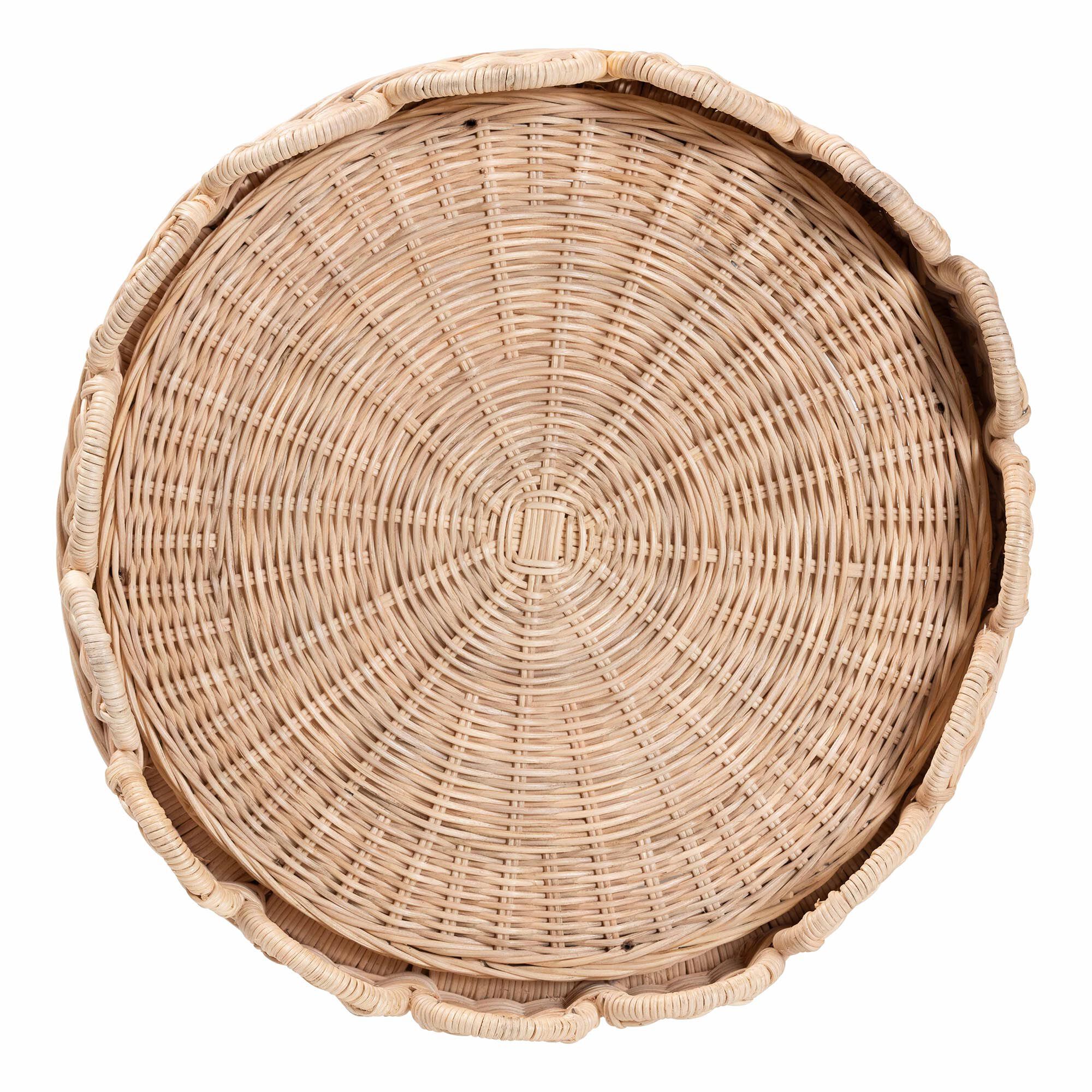 Latoya Natural Rattan End Table, BROWN, alternate image number 5