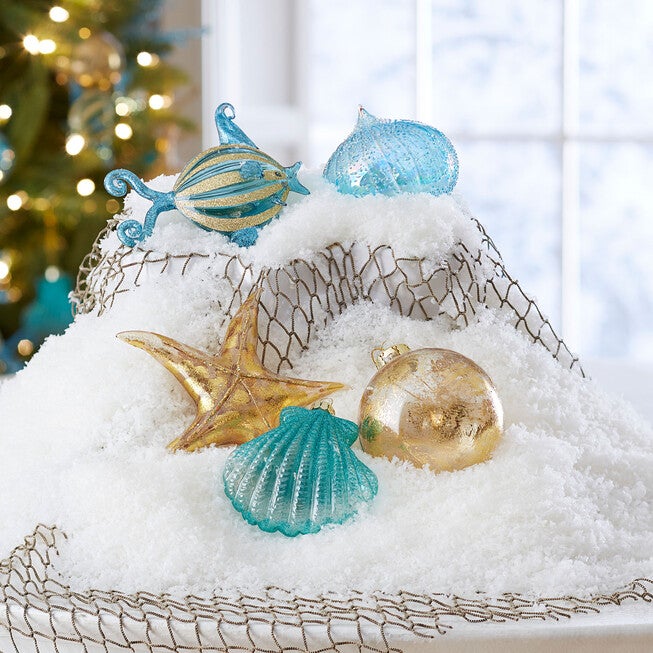 Coastal Ornaments, Set of 5, MULTI, hi-res image number 0