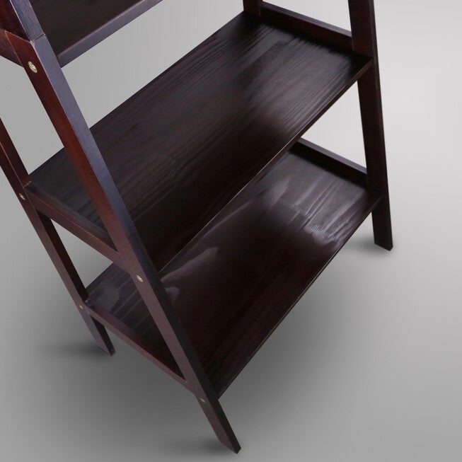 5-Shelf Ladder Bookcase-Espresso, , alternate image number 10