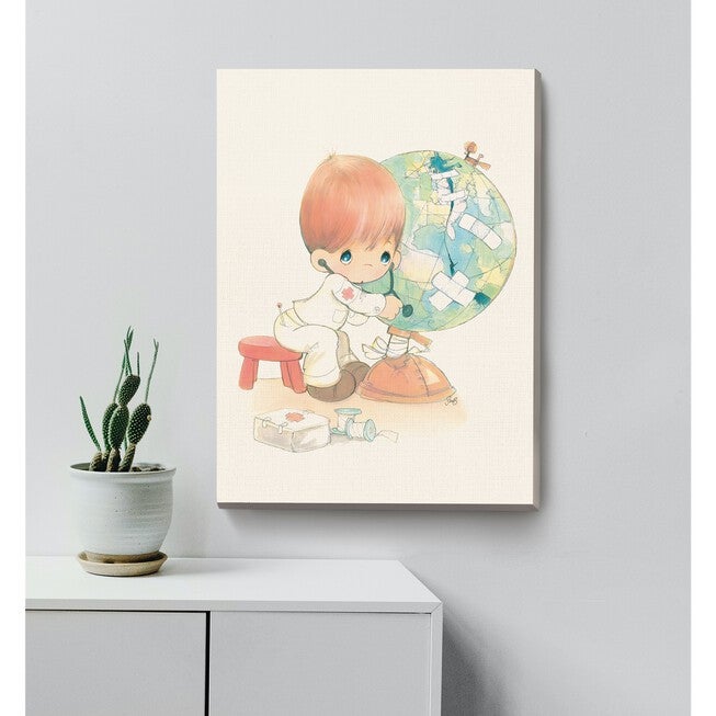 Monitoring The Planet'S Health Canvas Wall Art, , on-hover image number 1