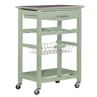 Kitchen Island Granite Top Green, , alternate image number null
