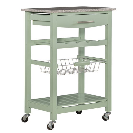 Kitchen Island Granite Top Green, , alternate image number null