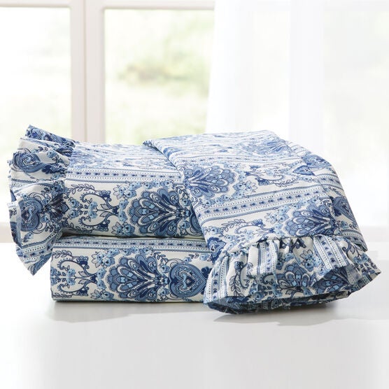 BH Studio Medallion Microfiber Sheet Set, BH Studio Medallion Microfiber Sheet Set,