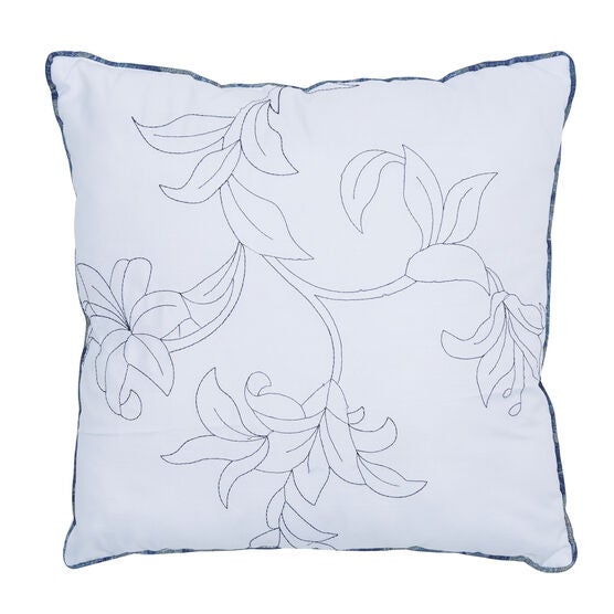 Catherine 16' Sq. Pillow, BLUE MULTI Catherine 16' Sq. Pillow, BLUE MULTI