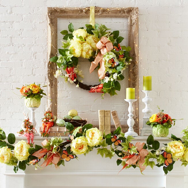 Carrot Patch Wreath, , alternate image number null