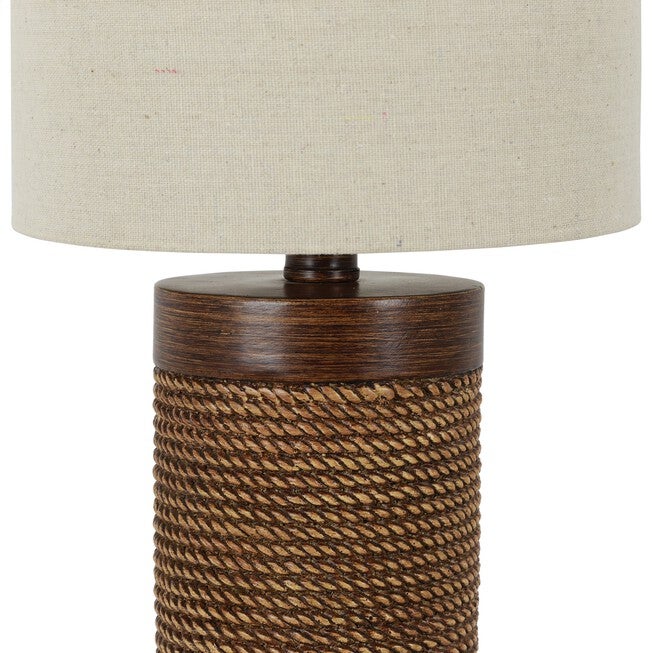 Rope Wrapped Lamp , , alternate image number null