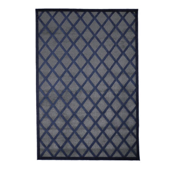 Diamond High-Low Rug, LIGHT BLUE BLUE, hi-res image number null
